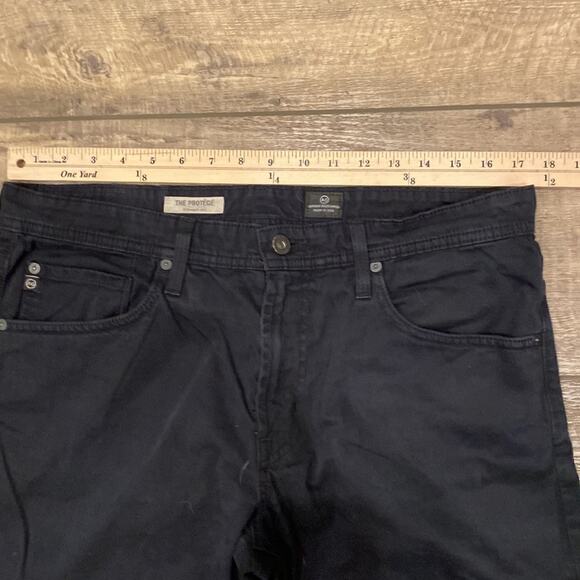 AG JEANS THE PROTEGE STRAIGHT LEG Black Pant 34x34 - Picture 6 of 8